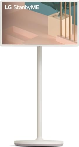 LG StanbyME - 27ART10 - Schermo personale da 27'' - Touchscreen orientabile Design a stelo con ruote, Monitor Portatile Touch Batteria Integrata con 3 ore di autonomia Wi-Fi WebOS 22, Screen Mirroring - StanbyME - 27ART10 - "27