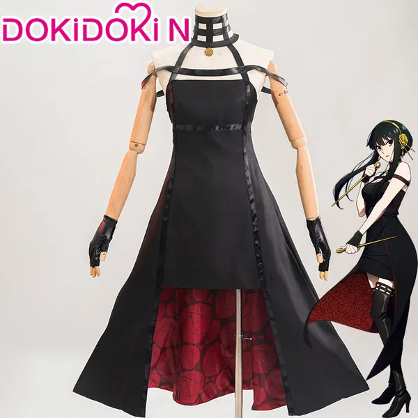【Size XS-3XL】DokiDoki-N Manga Anime SPY×FAMILY Cosplay Yor Forger Cosplay Halloween  Costume Women | 2XL