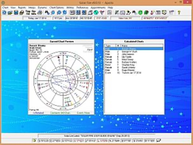 ASTROLABE: Solar Fire V9