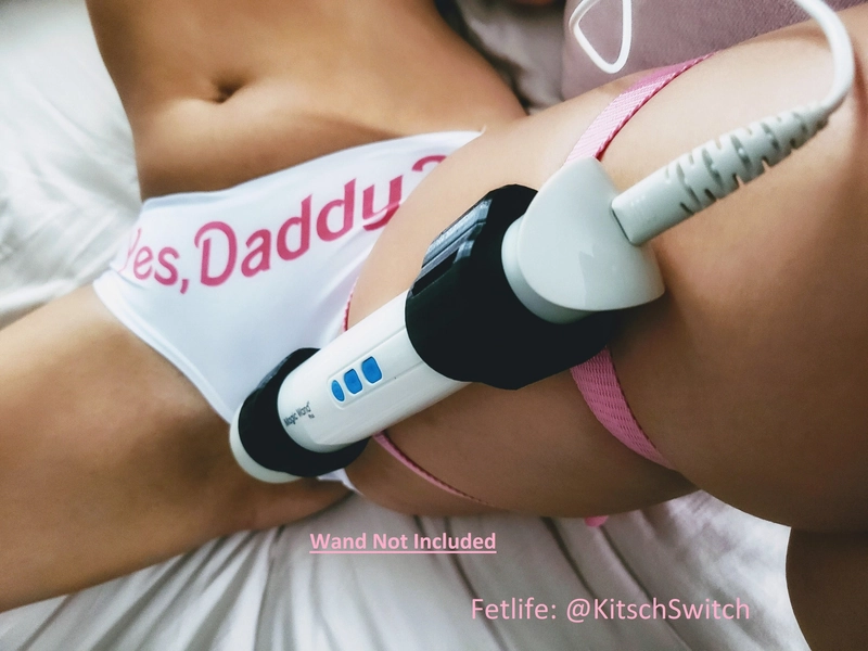 Strap Holders for the Magic Wand PLUS and Magic Wand RECHARGEABLE Vibrator by 3Deviants