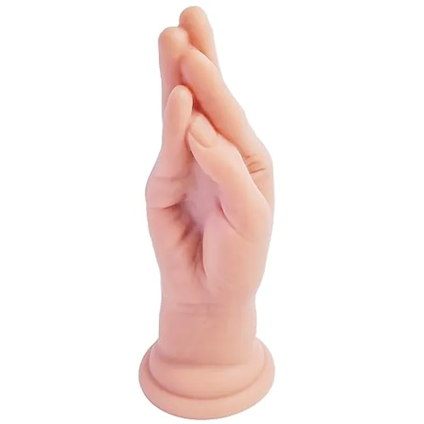 Realistic Hand Dildo Anal Plug: 9.6 Inch Silicone Fisting Dildo with Powerful Suction Cup - Monster Fat Thick Fist Dildo for Vaginal and Anal Stimulation - Adult Sex Toy for Women's Pleasure
