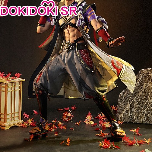 【Ready For Ship】DokiDoki-SR Game Genshin Impact Arataki Itto Cosplay Costume | XL
