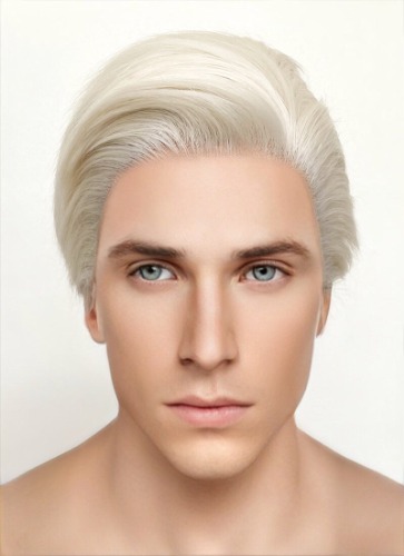 Barbie Ken Platinum Blonde Straight Lace Front Synthetic Men's Wig LF6023 | Standard 22"-23"