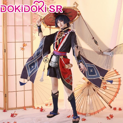 【 Ready For Ship】DokiDoki-SR Game Genshin Impact  Scaramouche Cosplay Costume / Shoes | Costume Only-XL