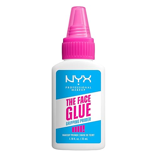 NYX Professional Makeup The Face Glue Primer, Gripping Primer, With POLYGLUTAMIC ACID for Hydration & MAPLE SYRUP for Grip, Up to 24 hour Hydration & Makeup Wear