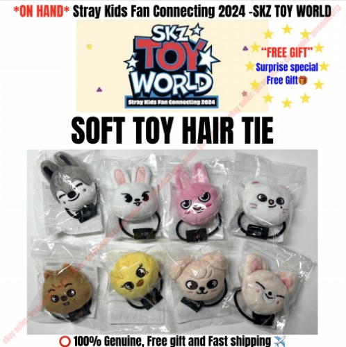 SKZ TOY WORLD Stray Kids Japan Fan Connecting 2024 SKZ TOY WORLD:SOFT TOY HAIR T