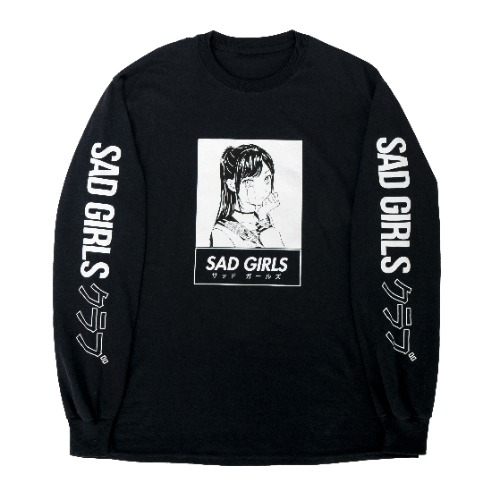 Sad Girls L/S Lie To Me Tee - medium