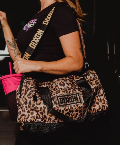 Dixxon Leopard Duffle Bag