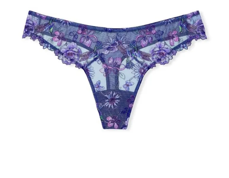 Hummingbird Embroidery Thong Panty - Very Sexy - vs