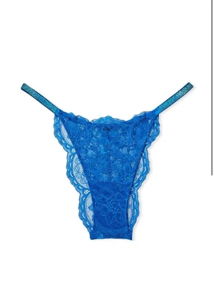 Bombshell Shine Strap Brazilian Panty - Very Sexy - vs