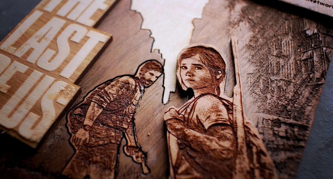 Wooden The Last of Us Print