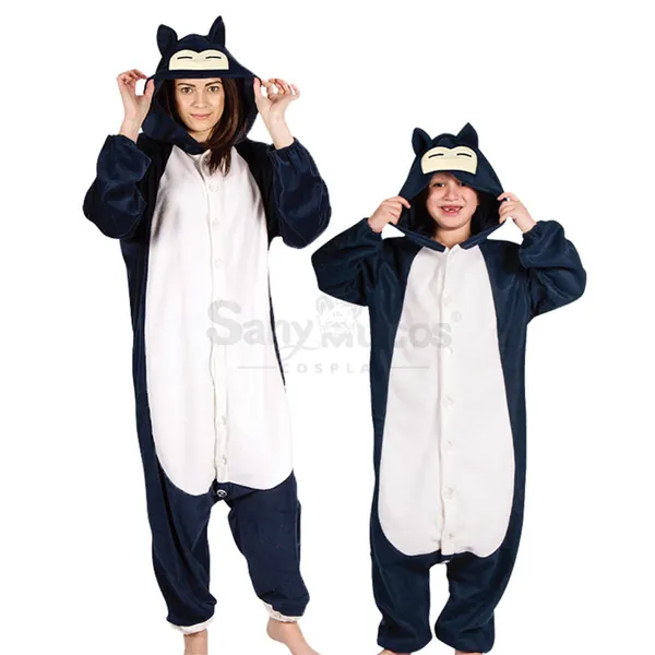 【In Stock】Carnival Cosplay Pokemon Snorlax Stage Performance Cosplay Costume Family Edition