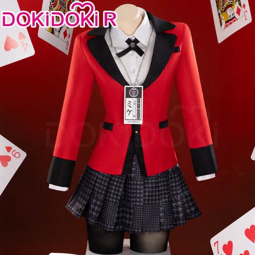DokiDoki-R Anime Kakegurui Cosplay Yumeko Jabami School Uniform