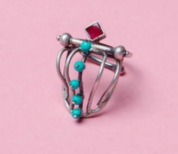 Jeweled nail cap/crown (Single)