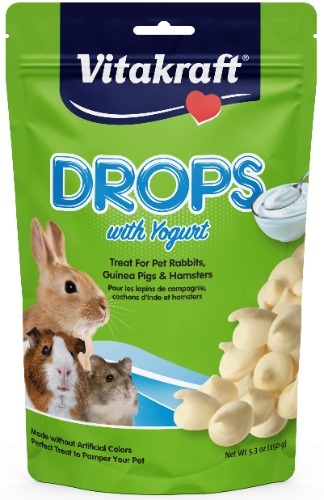 Vitakraft Rabbit Yogurt Drops Treat, 5.3 Ounce Pouch - 5.3 Ounce (Pack of 1) Brown