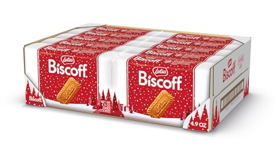 Lotus Biscoff Cookies, Caramelized Biscuit Cookies, 18 Cookies (Pack of 10), Non GMO + Vegan, 4.94 Ounce (Pack of 10), Snack Pack Size - Biscoff - 18 Count (Pack of 10)