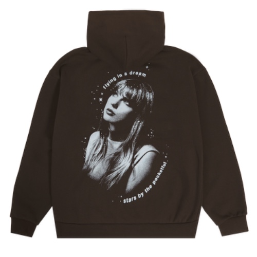 Taylor Swift Midnights Living In A Dream Brown Hoodie | L