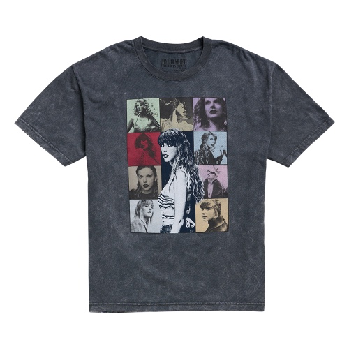Taylor Swift | The Eras International Tour Mineral Wash Gray T-Shirt | L