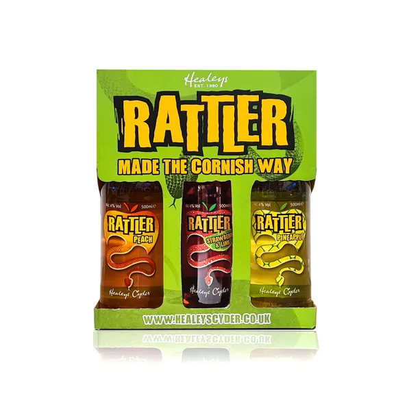 Rattler Cyder Gift Pack | Peach Strawberry & Pineapple | Healeys Cyder