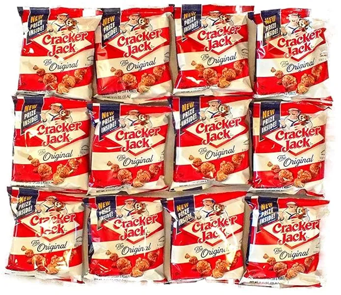 Cracker Jacks Fun Snack Pack bundle - 1.25 oz. bags (12 Count)
