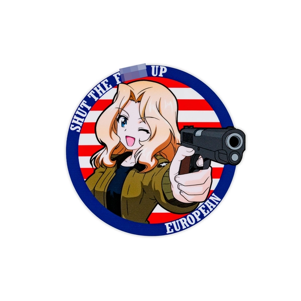 STFU European Vinyl Sticker | Default Title