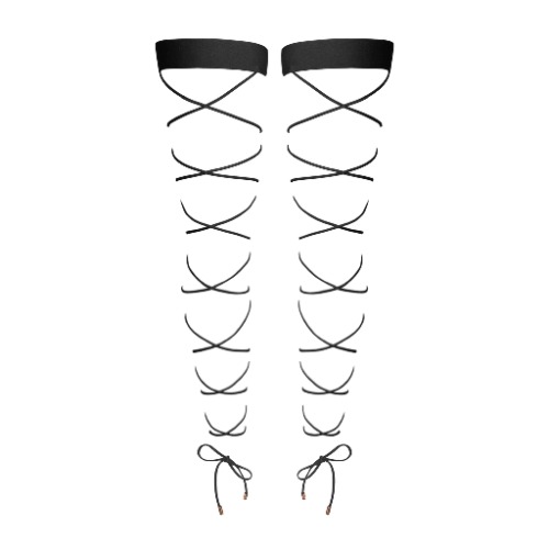 Crisscross Stay Up Black - L/XL/1X / Black