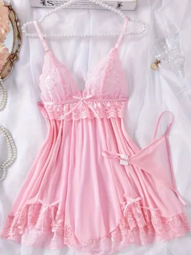 Pink sexy set