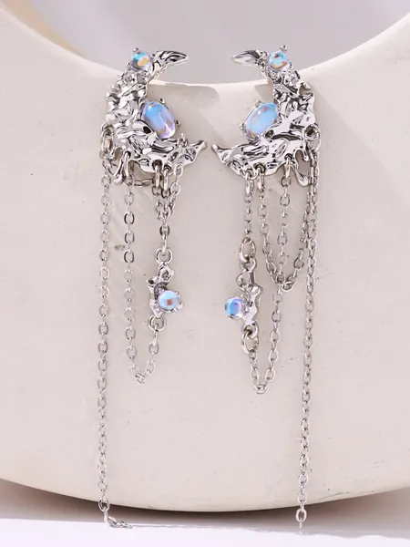 2 piezas Pendientes con diseño de diamante de imitación