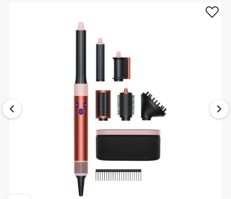 Dyson Airwrap multi-styler &amp; dryer Curly+Coily Strawberry Bronze/Blush Pink Βούρτσα Μαλλιών