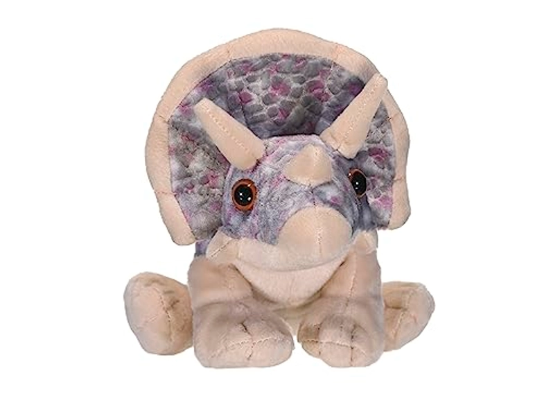 Wild Republic 10893 Triceratops Plush, Dinosaur Stuffed Animal, Gifts for Kids, Cuddlekins 8"