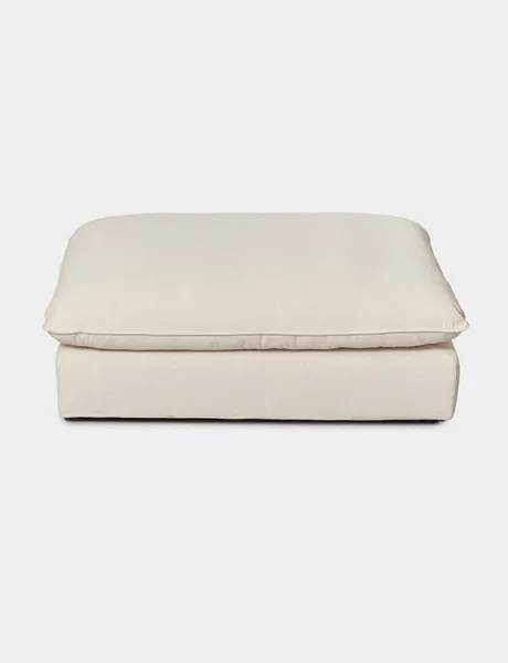 Marcello&Co Aspen Fabric Modular Ottoman, Natural