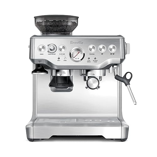Breville BES870XL Espresso Machine, One Size, Brushed Stainless Steel - Brushed Stainless Steel