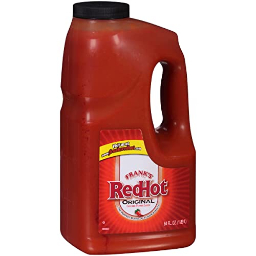 Frank's RedHot Original Hot Sauce, 64 fl oz - Original - 64 Fl Oz (Pack of 1)