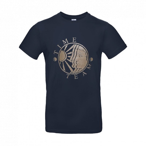 Time Team Original Gold T-Shirt - Navy