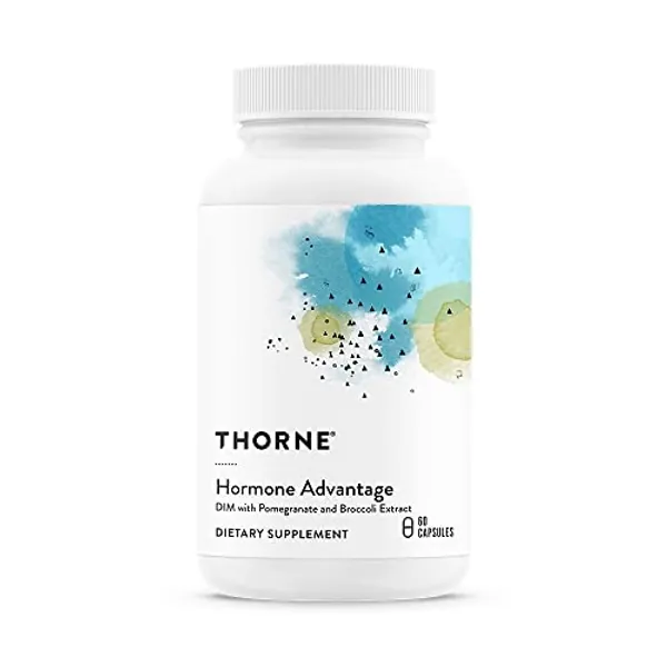 THORNE Hormone Advantage - (Formerly DIM Advantage) Estrogen Support & Hormone Balance for Men & Women - Featuring DIM and Pomegranate Extract - 60 Capsules