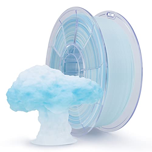 ZIRO 3D Printer Filament,Translucent PLA Filament 1.75mm,Multicolor Rainbow PLA Filament,1KG/2.2lb,Season series - Winter - Winter