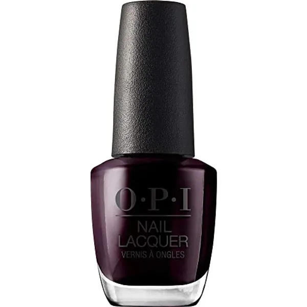 OPI Nail Lacquer, Black Cherry Chutney, Red Nail Polish, 0.5 fl oz