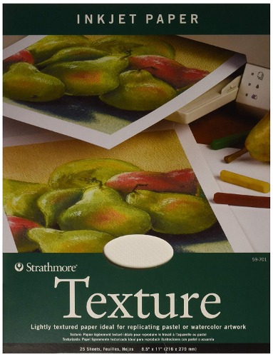Strathmore Ink Jet Paper Texture 8.5"X11"-25 Sheets -597010 - 