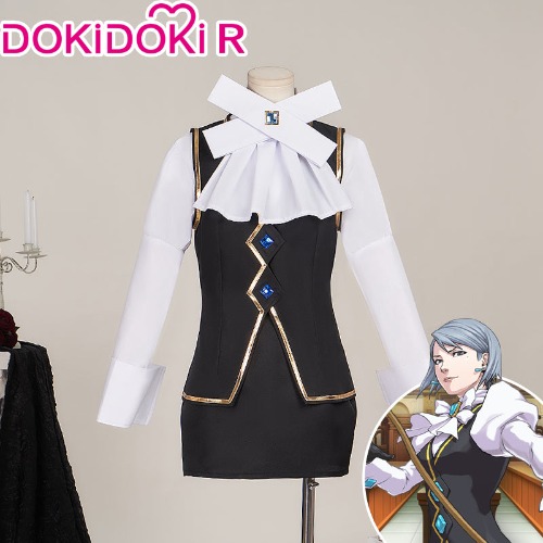 DokiDoki-R Game Ace Attorney Cosplay Mei Karuma Costume