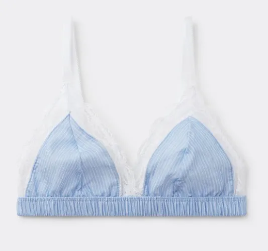 Blue Lingerie Top 1/2