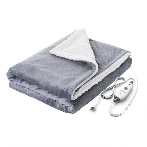 PureRelief Plush Heated Throw Blanket | Default Title