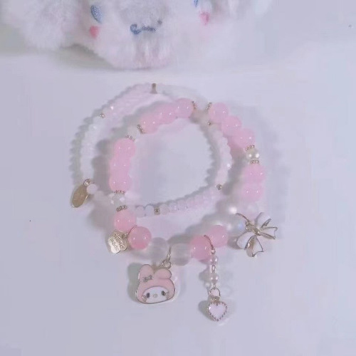 Kawaii Beaded Bracelets - My Melody