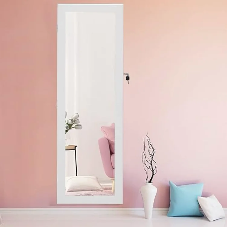 Mirror with Jewelry Armoire 