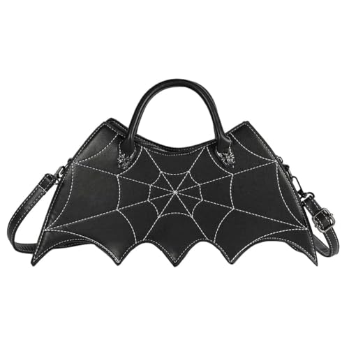 NEEVAS Women Bat Wing Crossbody Bag Goth Punk Fashion Handbag for Girl Gothic Shoulder Bag - Cluth Bag