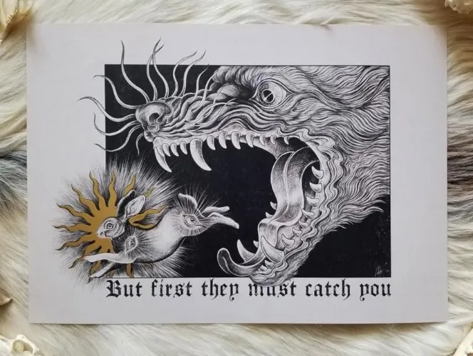 Gold Foil Edition A3 - But First They Must Catch You