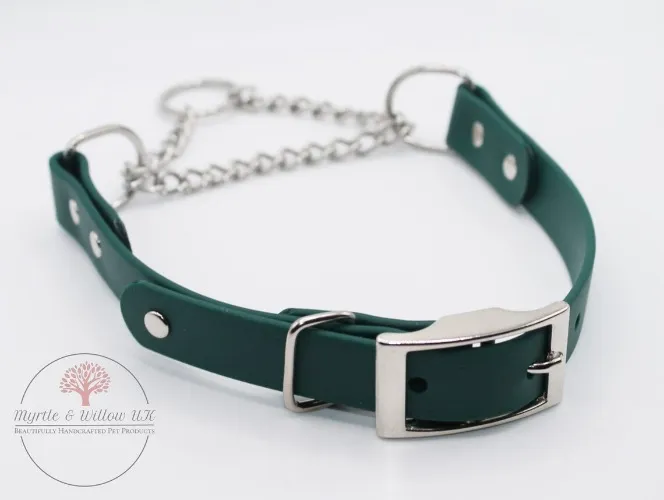 BioThane® Adjustable Martingale Collar - handcrafted l waterproof l odour stain resistant