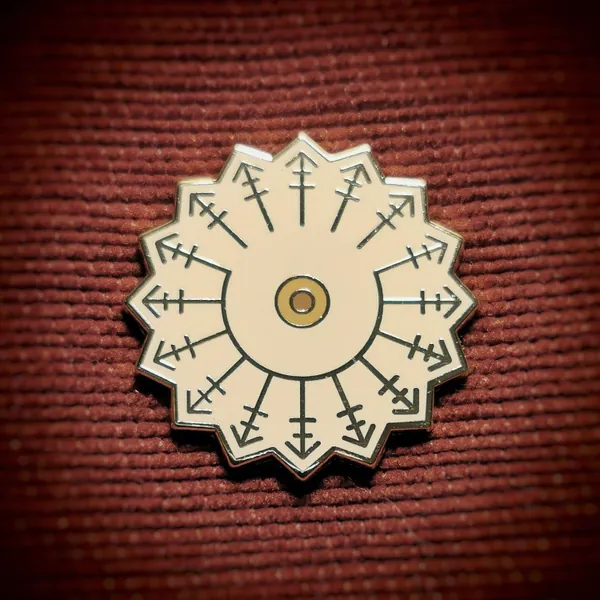 Free The Nipple Enamel Pin (Bobbingastafur from the book "Icelandic Magic For Modern Living")