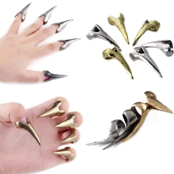 5pcs Gothic Talon Nail