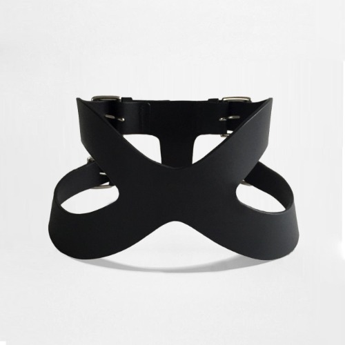 Leather Cross Corset Belt