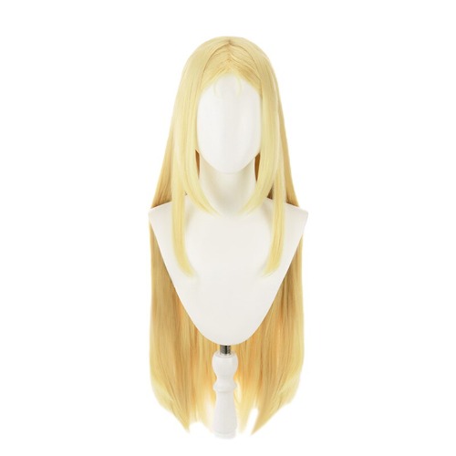 DokiDoki Anime Summer Time Rendering Wigs Kofune Ushio Cosplay Wig Golden wig Long Straight Blond | Wig / One Size